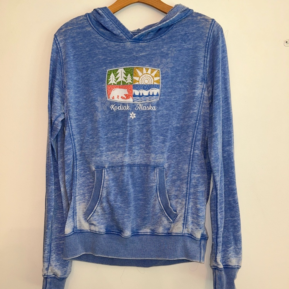 Blue Kodiak Alaska Hoodie